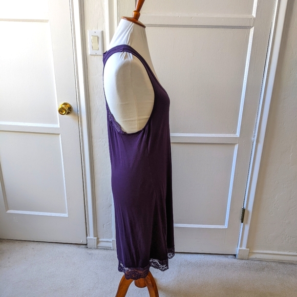 Dreamgirl purple lace whimsygoth nightgown size large - Picture 4 of 8